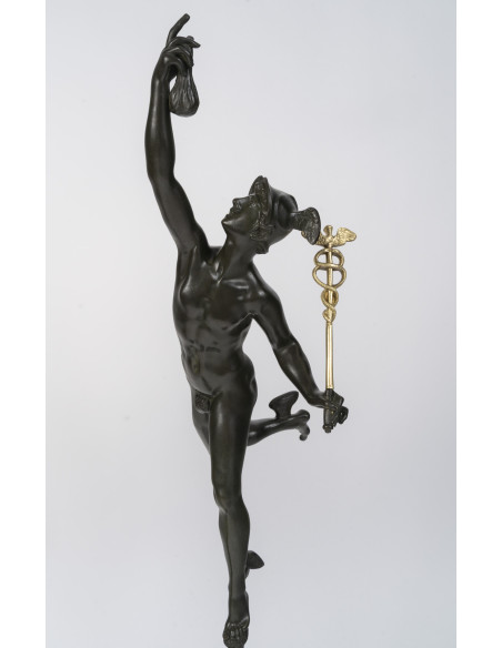 "Fame and Mercury," after Jean de Bologne (1529–1608), from the Napoleon III era (1848–1870).
