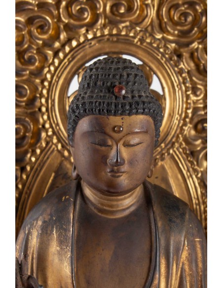 Bouddha Amida.  XVIIIème siècle.