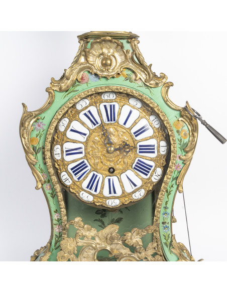 Bronze wall sconce with floral decoration, Louis XV period (1724–1774), 18th century.