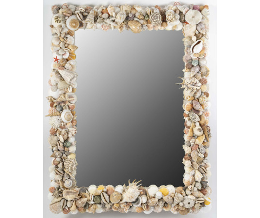 Exceptionnel miroir à décor...