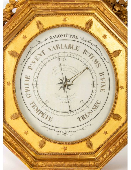 Baromètre d'époque 1er Empire (1804 - 1815). XIXème siècle.