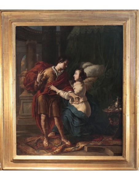 Johannes Voorhout (1647 - 1723): Joseph et la femme de Putiphar.