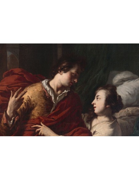Johannes Voorhout (1647 - 1723): Joseph and Potiphar's wife.