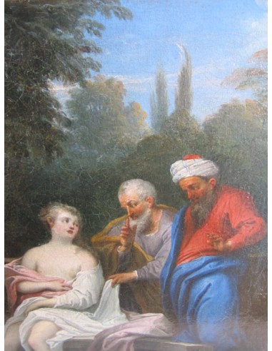 Susanna and the Elders. 18th century.