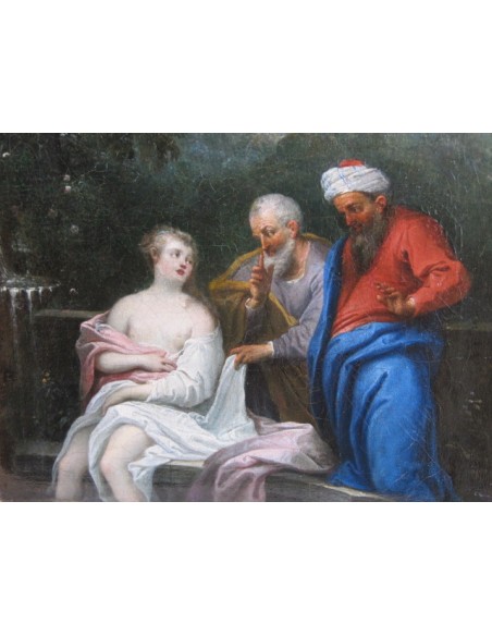 Susanna and the Elders. 18th century.