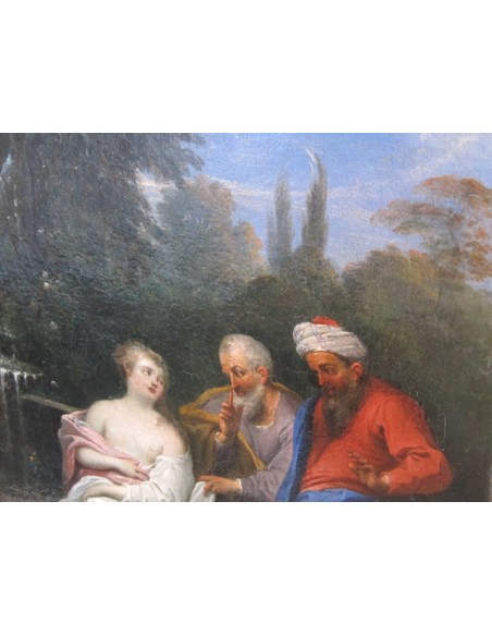 Susanna and the Elders. 18th century.