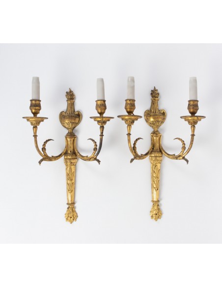 A Pair of Louis XVI perid (1774 - 1793).  18th century.