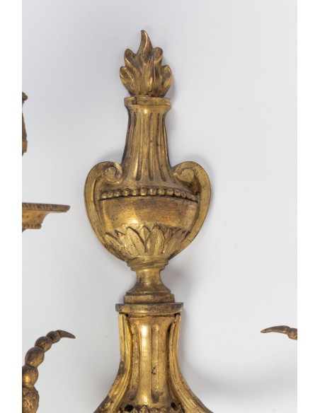 A Pair of Louis XVI perid (1774 - 1793).  18th century.