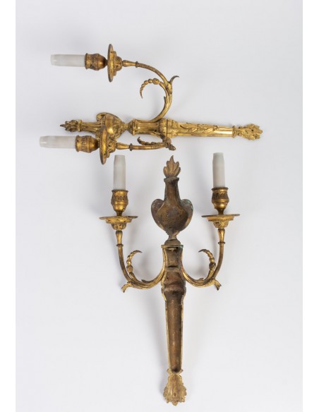 A Pair of Louis XVI perid (1774 - 1793).  18th century.
