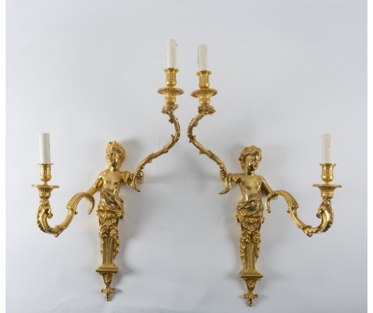 Paire d'appliques de style...